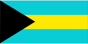 National flag of Bahamas Island