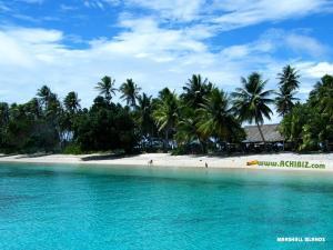 A beach view at The Marshall Islands