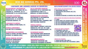 A colourful frame containing the details of services provided by ACHI