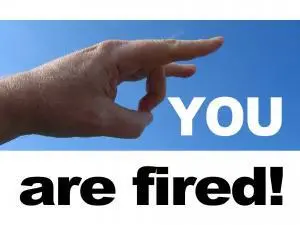 you are fired hand sign