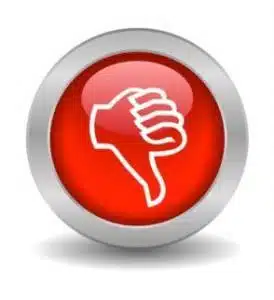 Thumbs Down sign