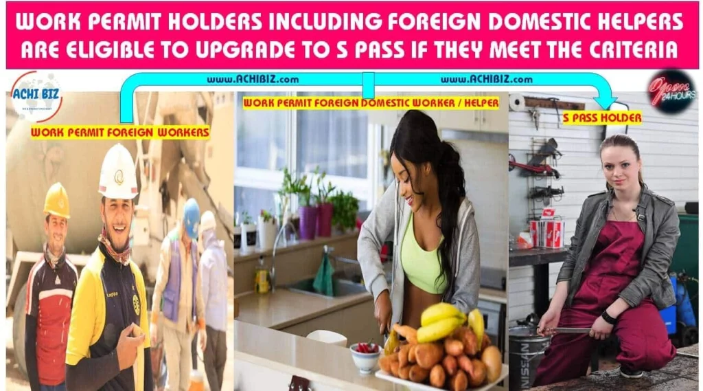 Conversion or Upgrading of a Work Permit to an S Pass