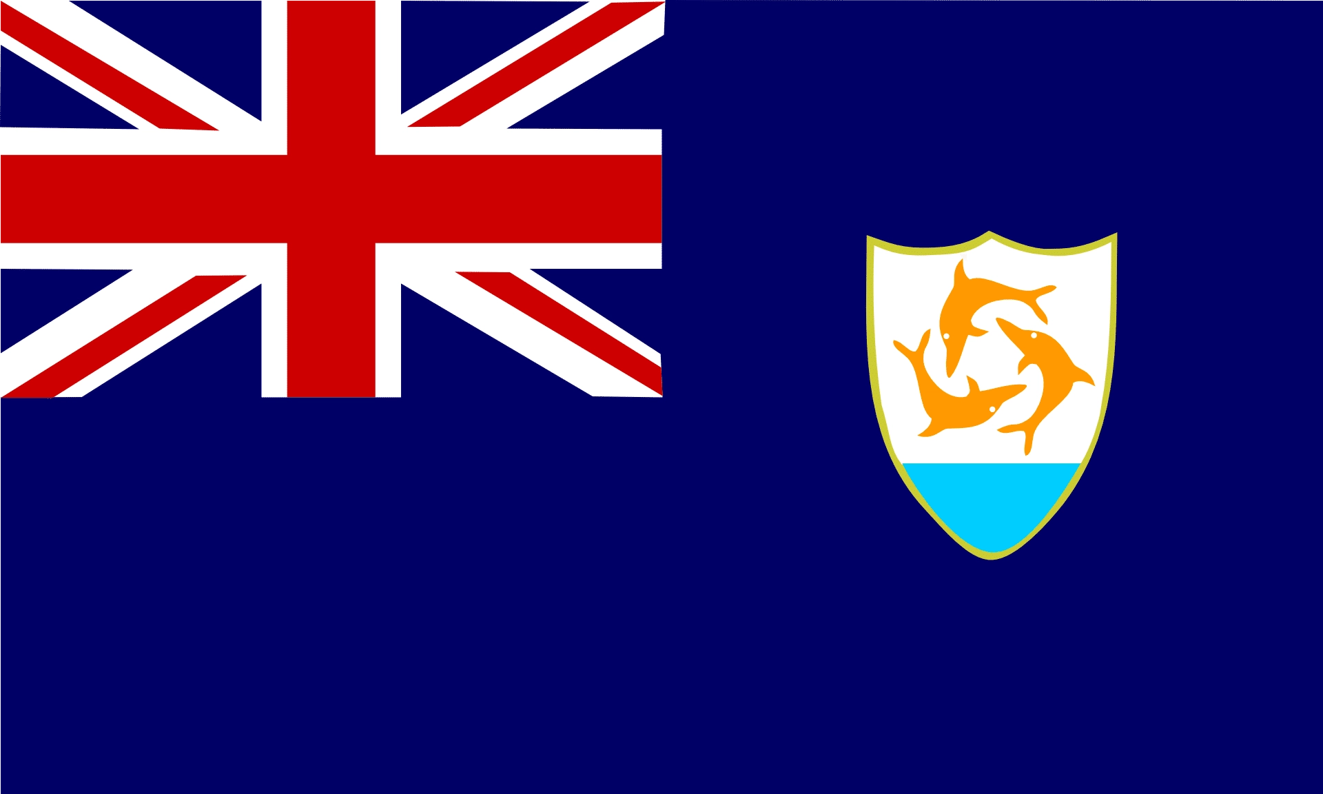 Offshore Svc National Flag Anguilla