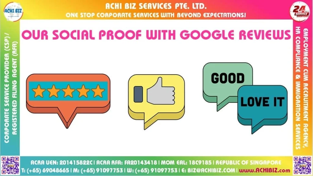 Our Social Proof with Google Reviews And Rating