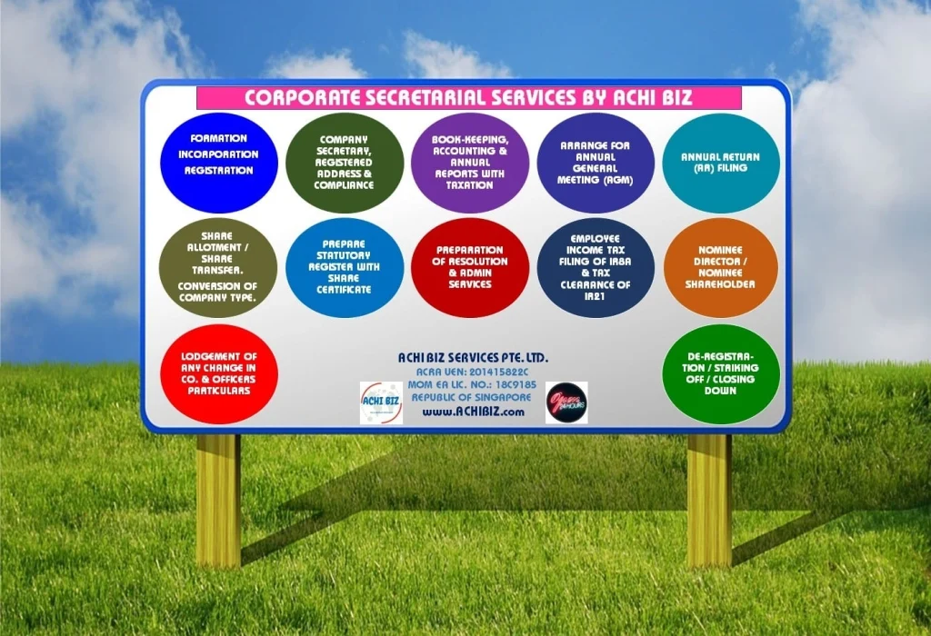 Other Corporate Secretarial Services In Singapore